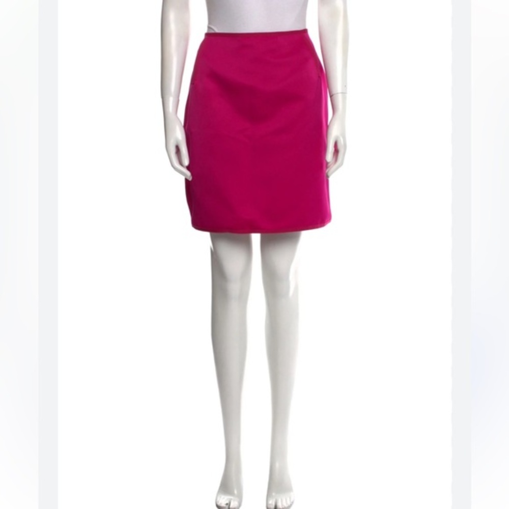 Pink Modern Fuchsia Pencil Skirt